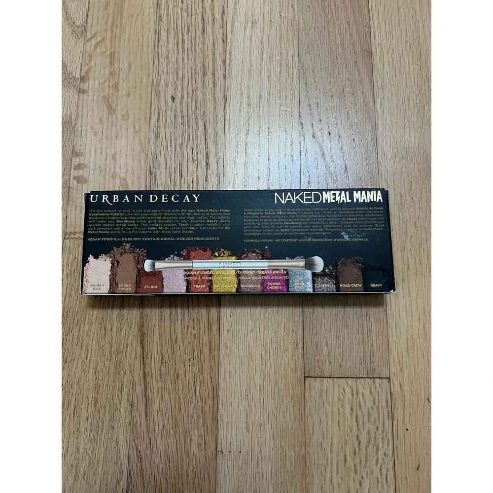 Urban Decay Naked Metal Mania Eyeshadow Palette Women Full Size Multicolor New